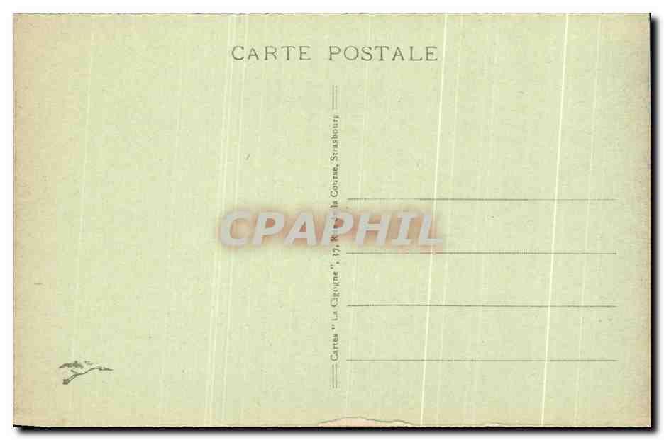 CPA Sewen Vue Generale et Lac — Verso