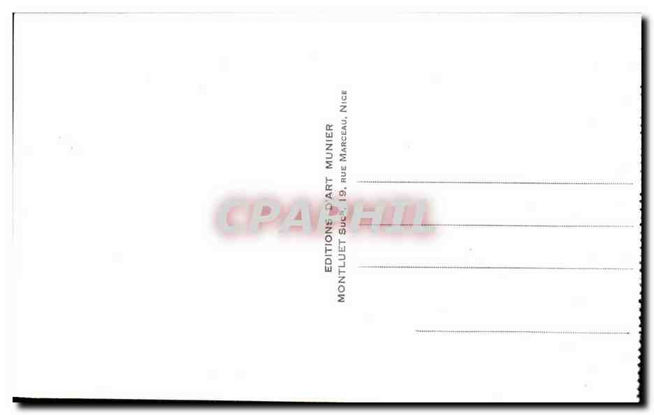 CPA Cannes Le Suquet Et Les Lles — Verso