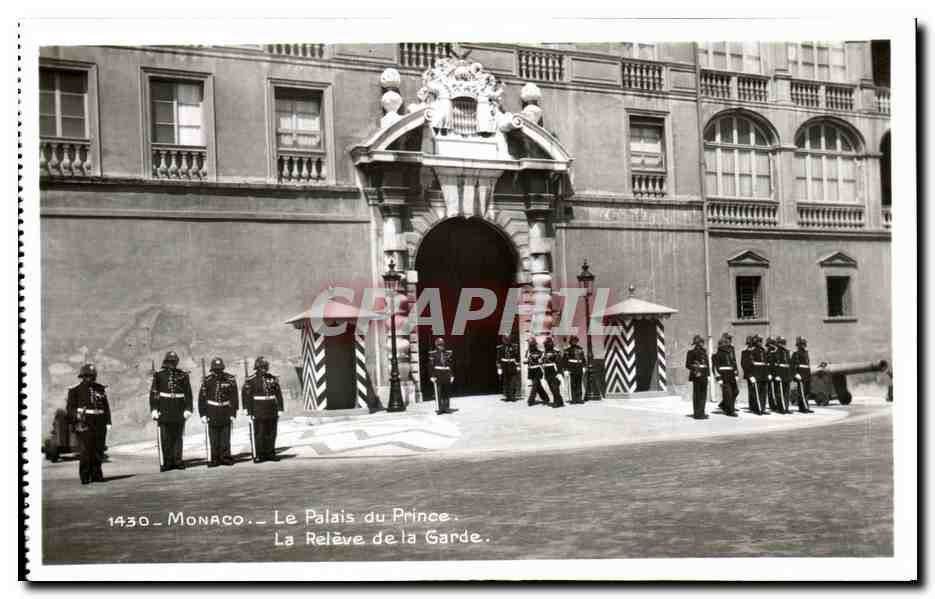 CPA Monaco Le Palais Du Prince La Releve De La Garde