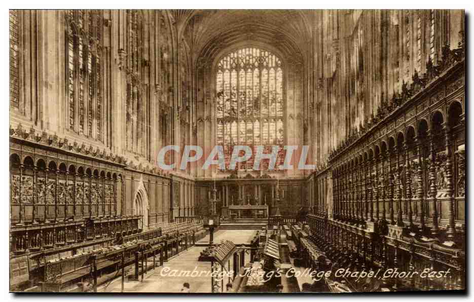 CPA Cambridge King's College Chapel Choir East