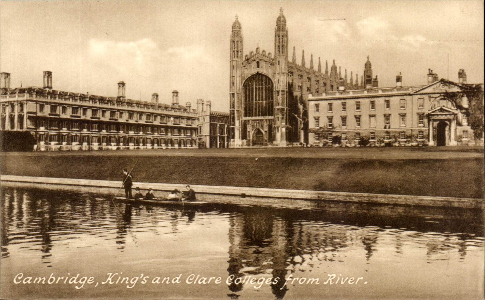 CPA Cambridge King's and Clare Calleges From River