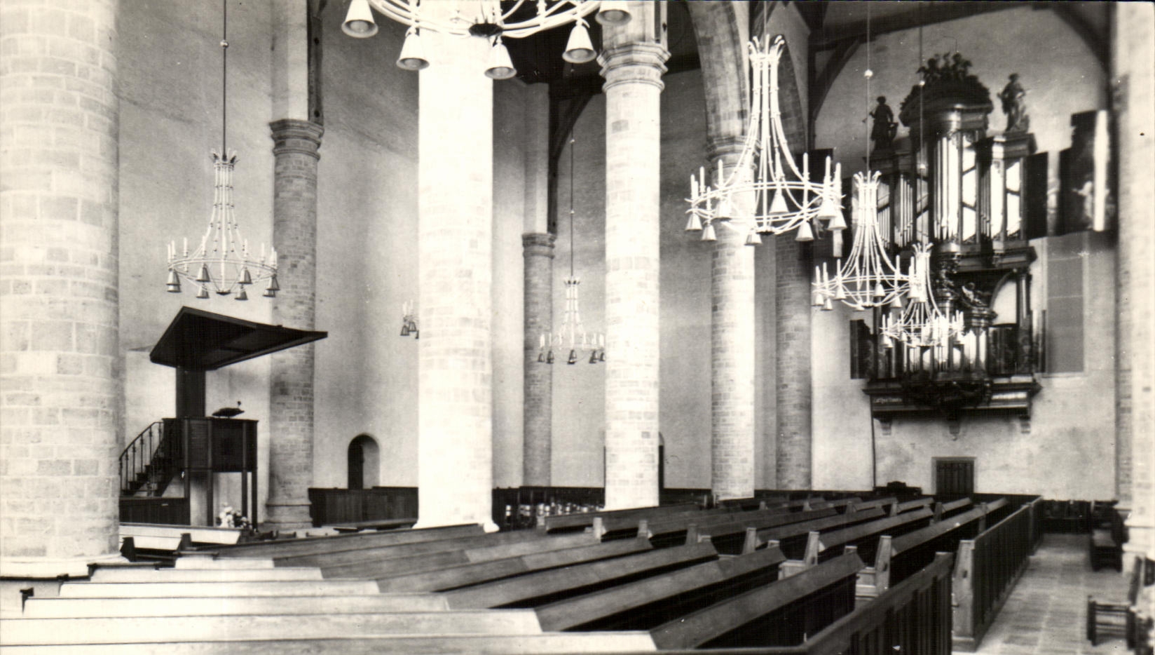 CPA Middelburg Interieur Nieuwe Kerk Orgue