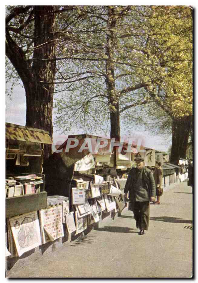 Paris - Les Bouquinistes — Book-stores along the Seine — Panoramas, n°13
