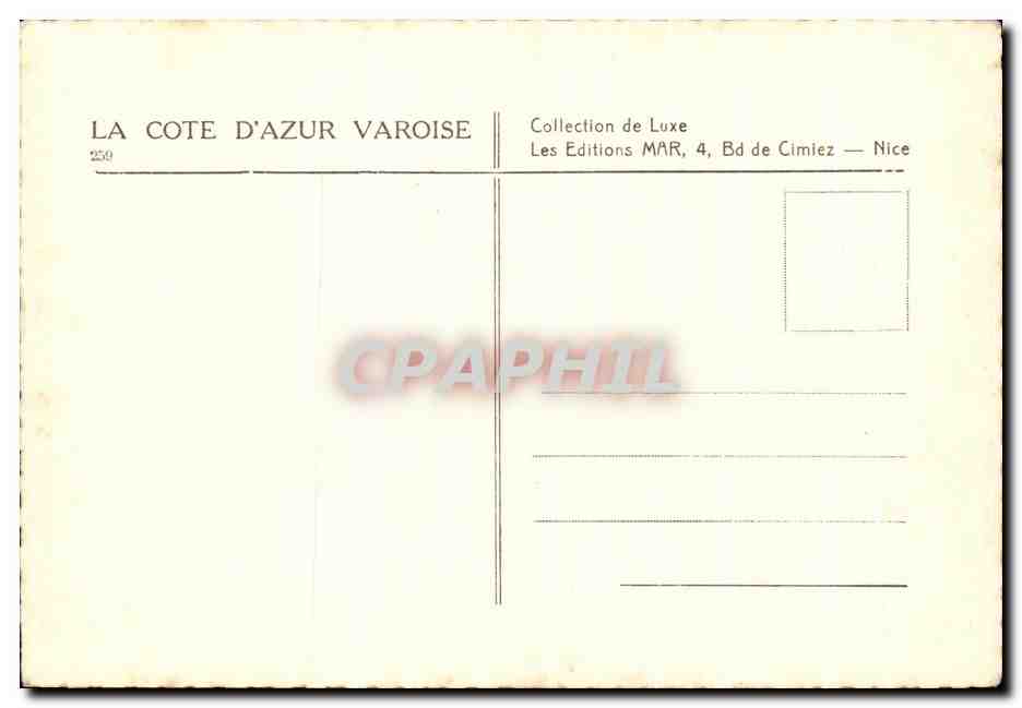 CPA Toulon Le Carre Du Port Et La Rade Bateaux  — Verso