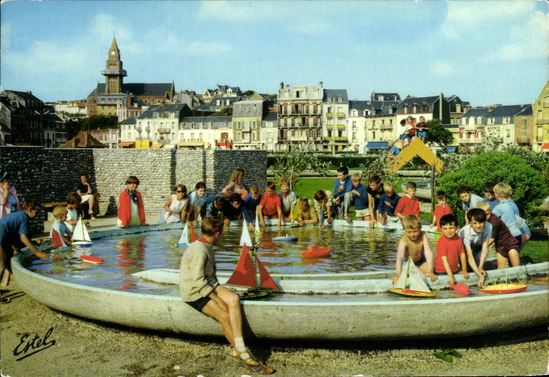 CPM Mers Les Bains Le Jardin d'enfants Navigation De Plaisance