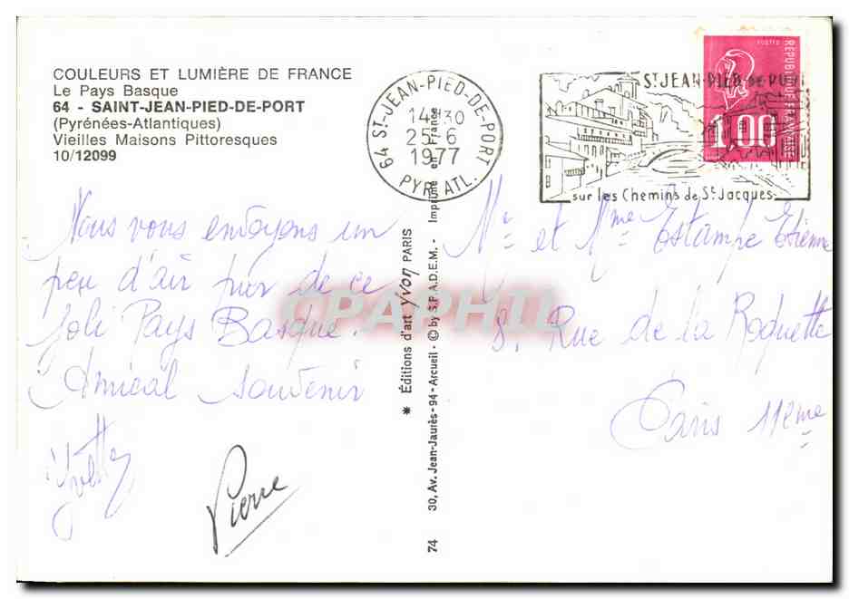 CPM Saint Jean Pied De Port Vieilles maison Pittoresques — Reverso