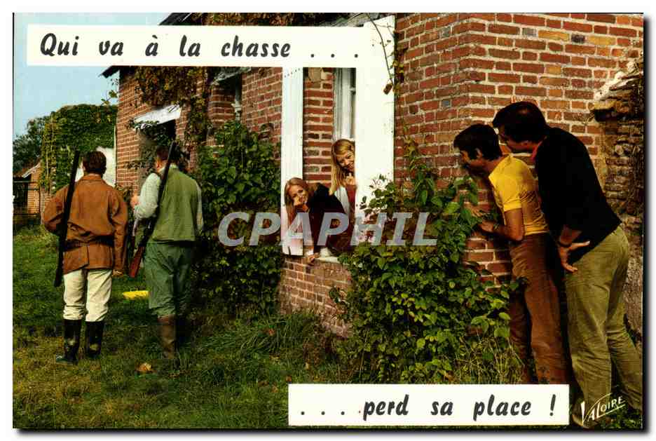Chasse — Qui va à la chasse... perd sa place ! — Éditions Valoire