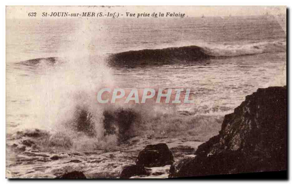 CPA St Jouin sur Mer Vue prise de la Falaise