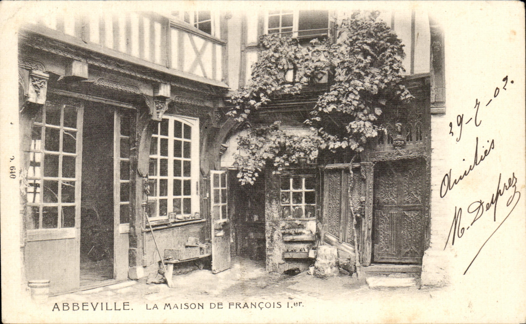 CPA Abbeville La Maison De Francois 1er
