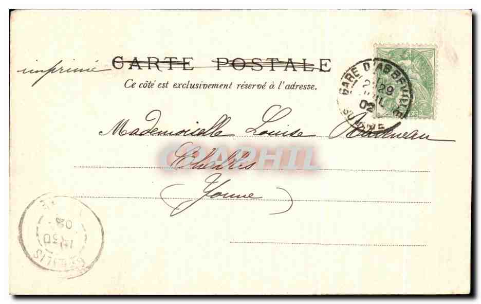CPA Abbeville La Maison De Francois 1er — Rückseite