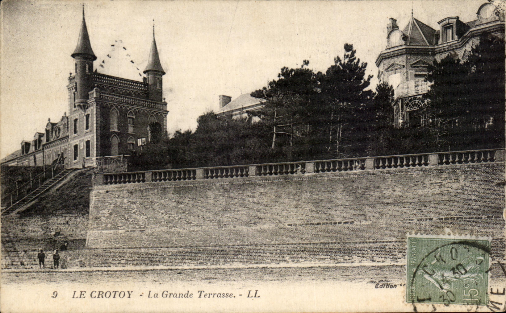 CPA Le Crotoy La Grande Terrasse