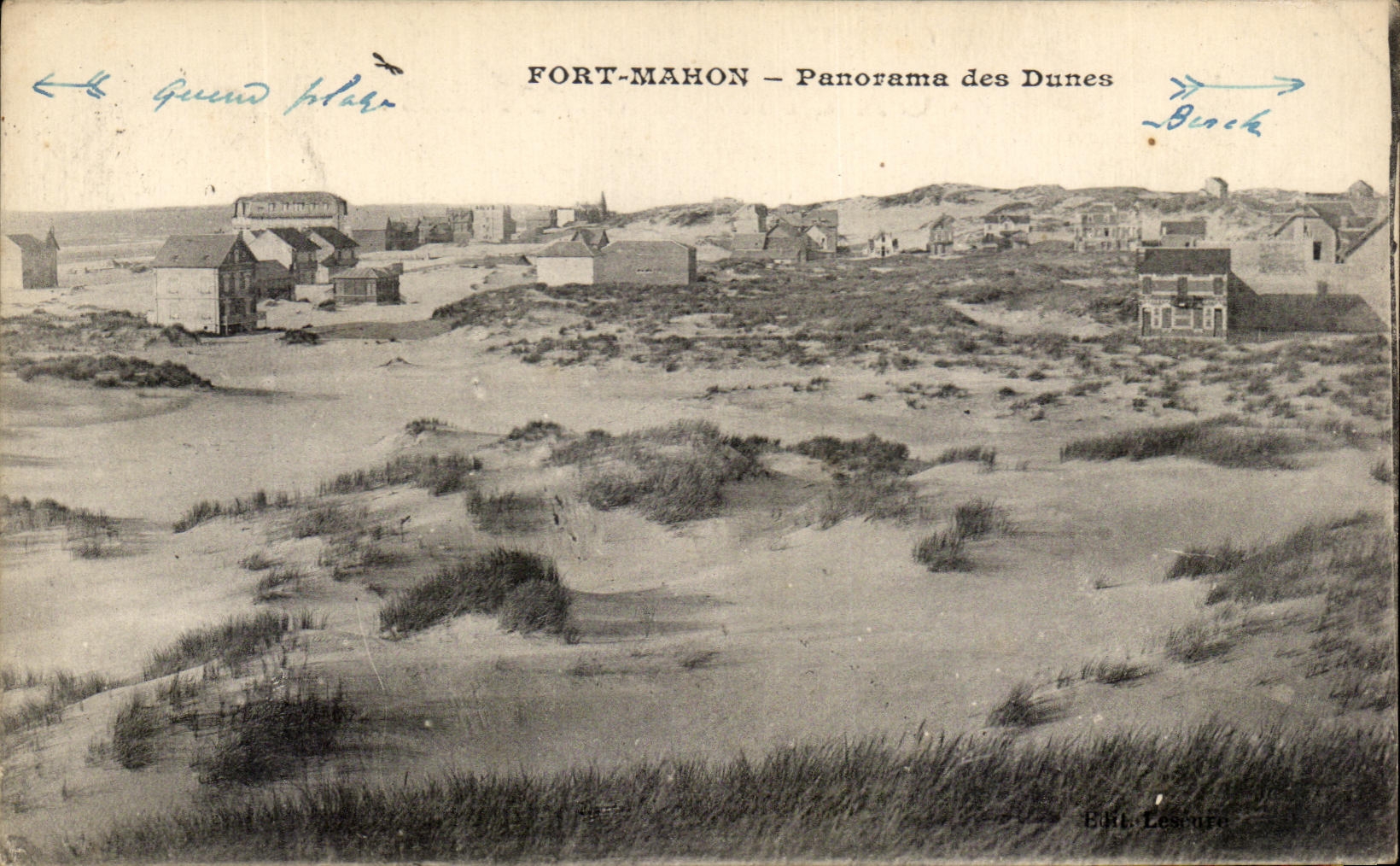 CPA Fort Mahon Panorama des Dunes