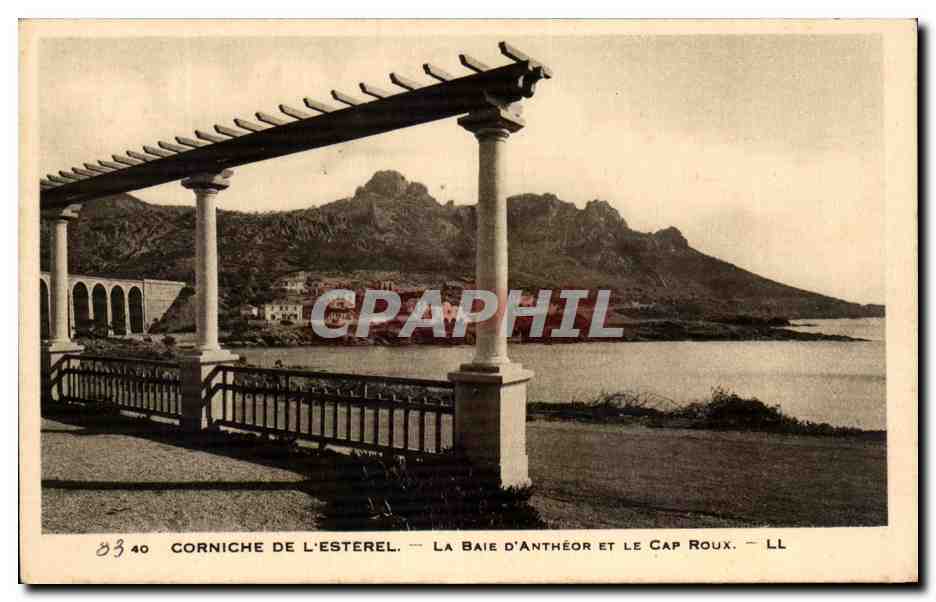 CPA Corniche De L'Esterel La Baie D'Antheor Et Le Cap Roux