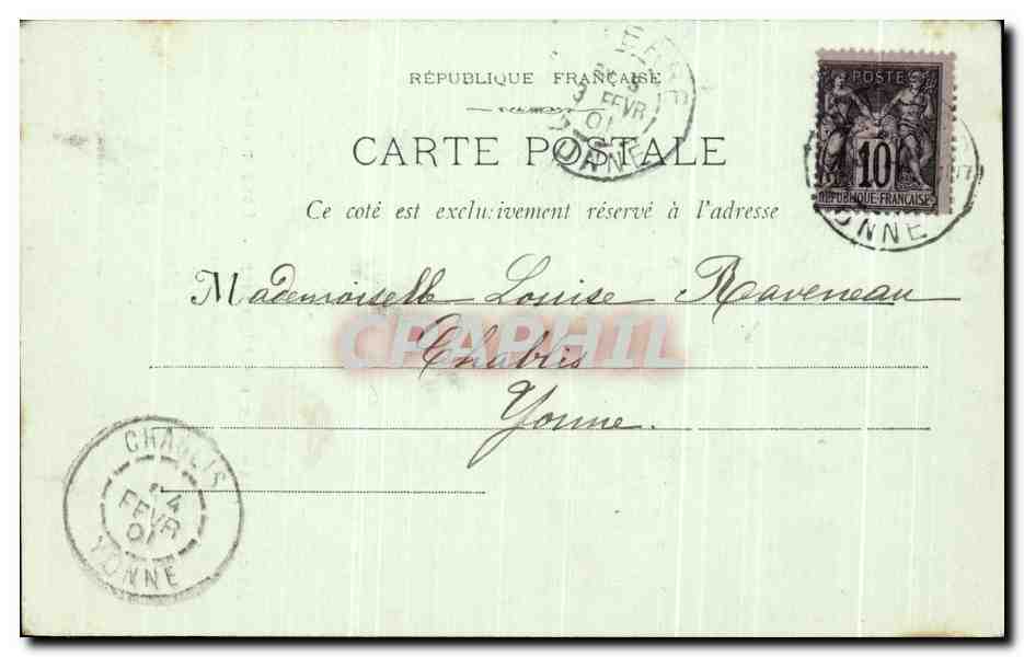 Avignon - Mon de la Réunion du Contat à la France — Phototypie E. Lacour, Marseille — Rückseite