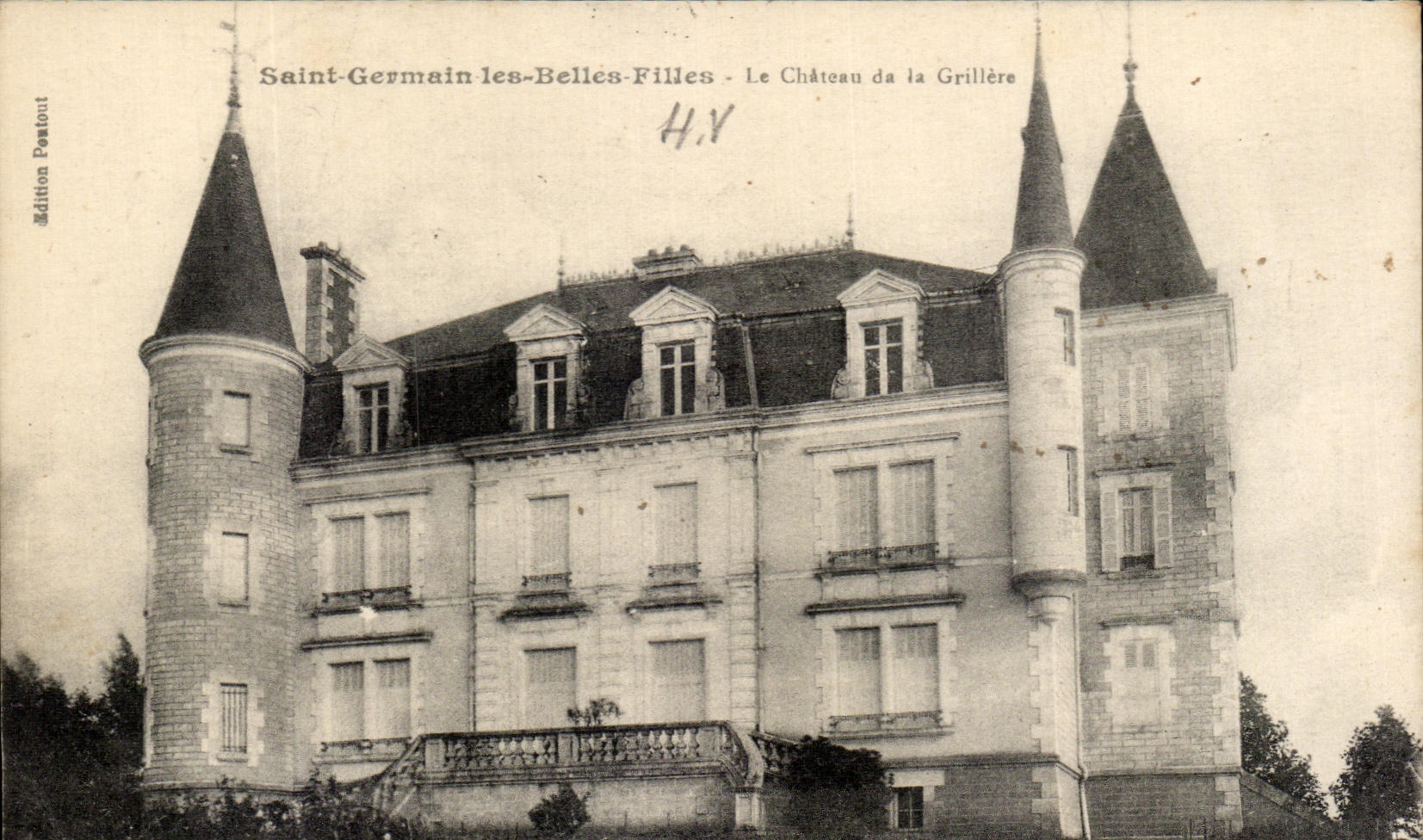 CPA Saint Germain les Belles Filles le Chateau de la Grillere