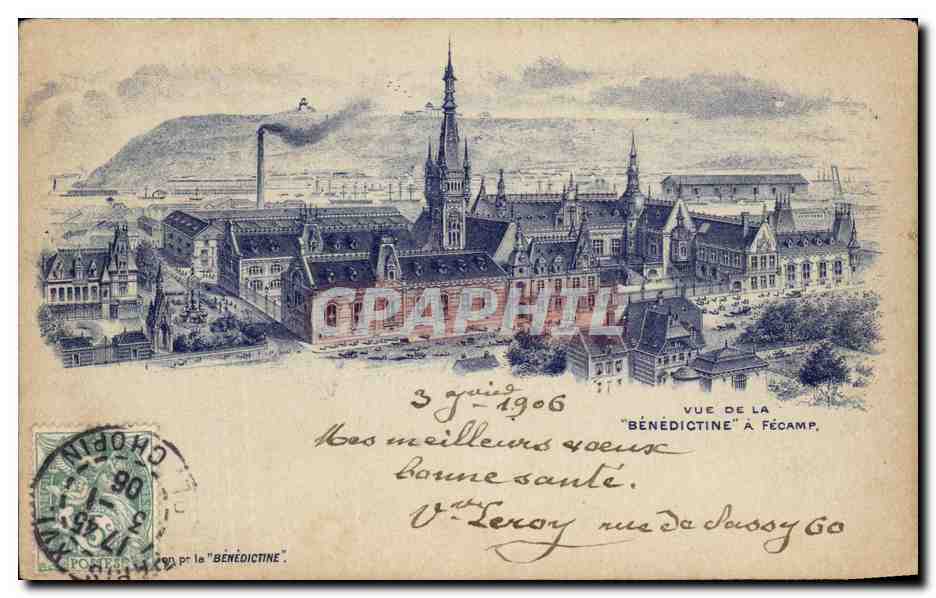CPA Vue de la Benedictine a Fecamp