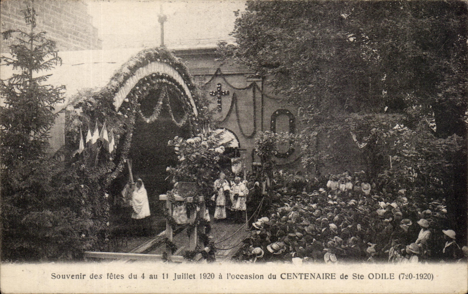 Fêtes du 4 au 11 juillet 1920 — Centenaire de Sainte Odile (720-1920) — Éditeur : Editions V. & Cie, Strasbourg