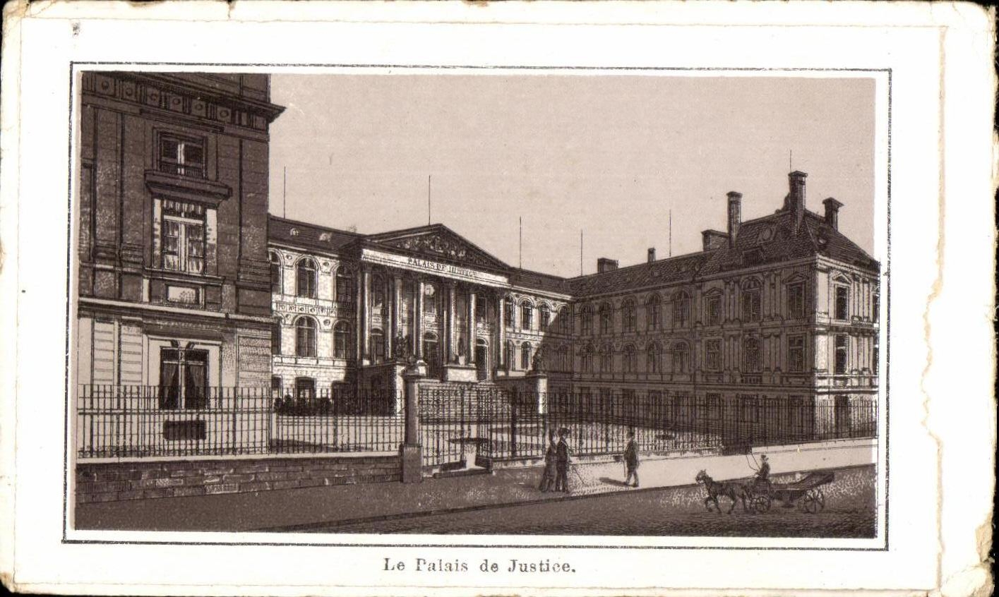 CPA Le palais De Justice Amiens