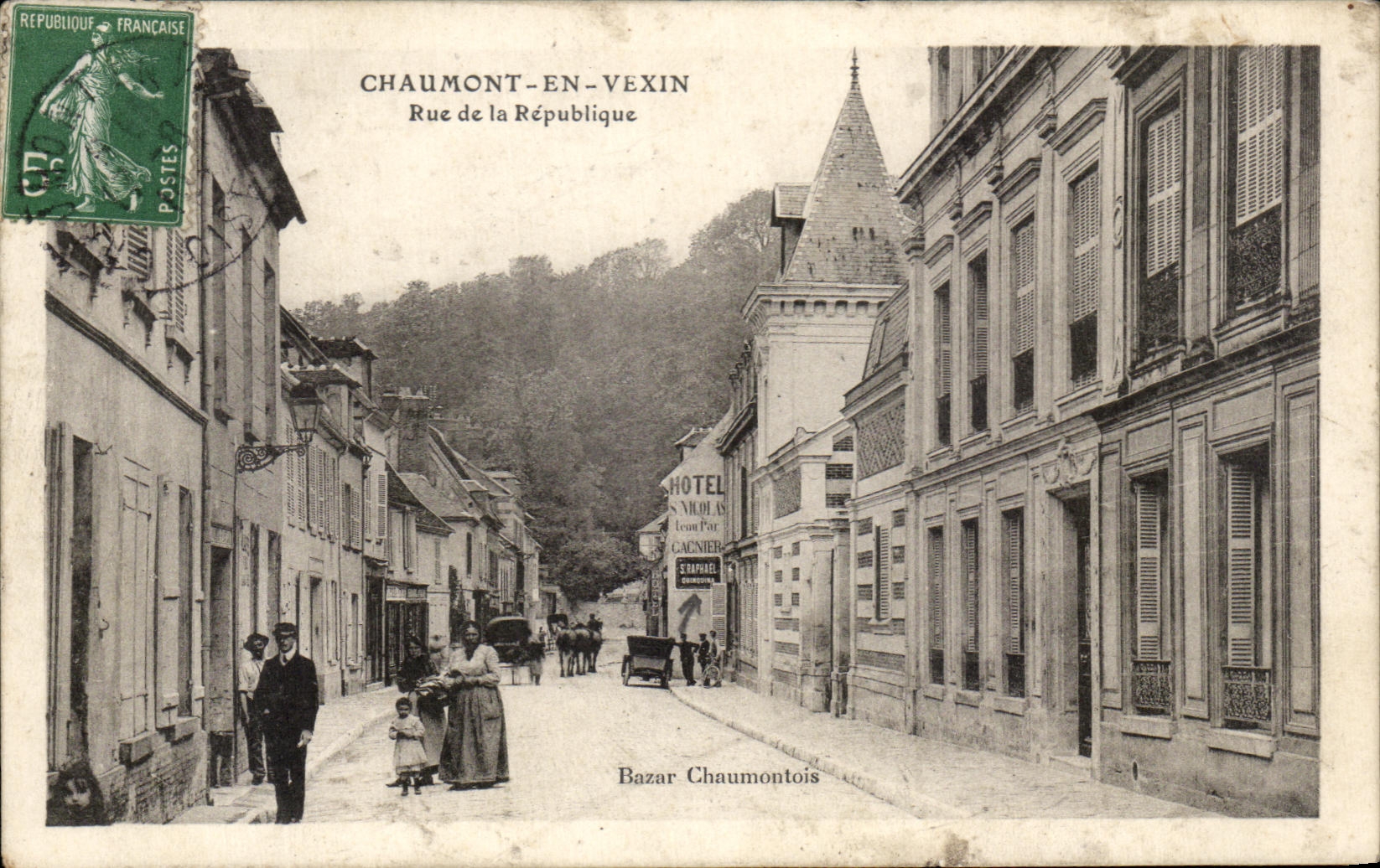 Chaumont-en-Vexin — Rue de la République — éditeur inconnu