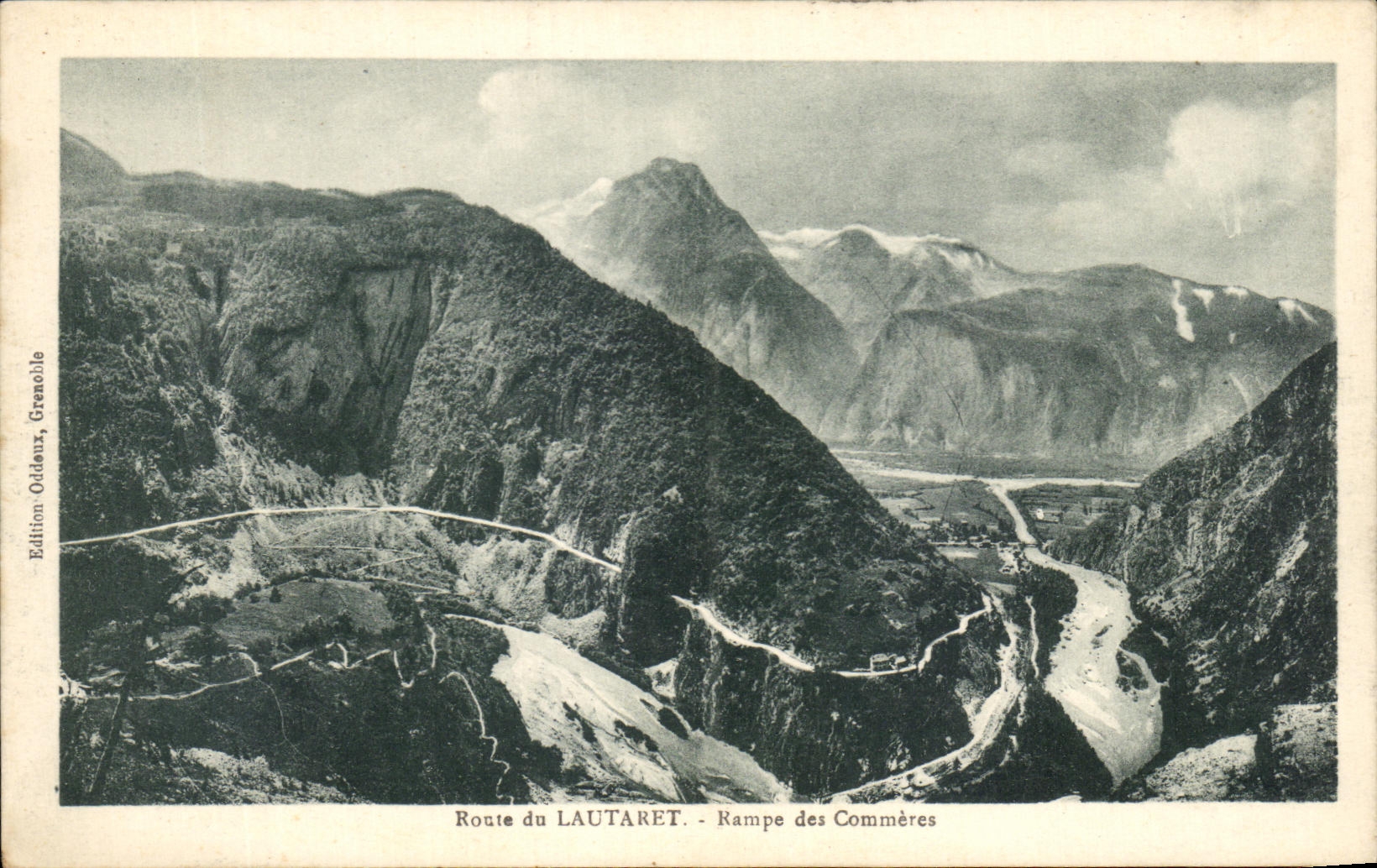 Route du LAUTARET - Rampe des Commères — Édition Oidieux, Grenoble