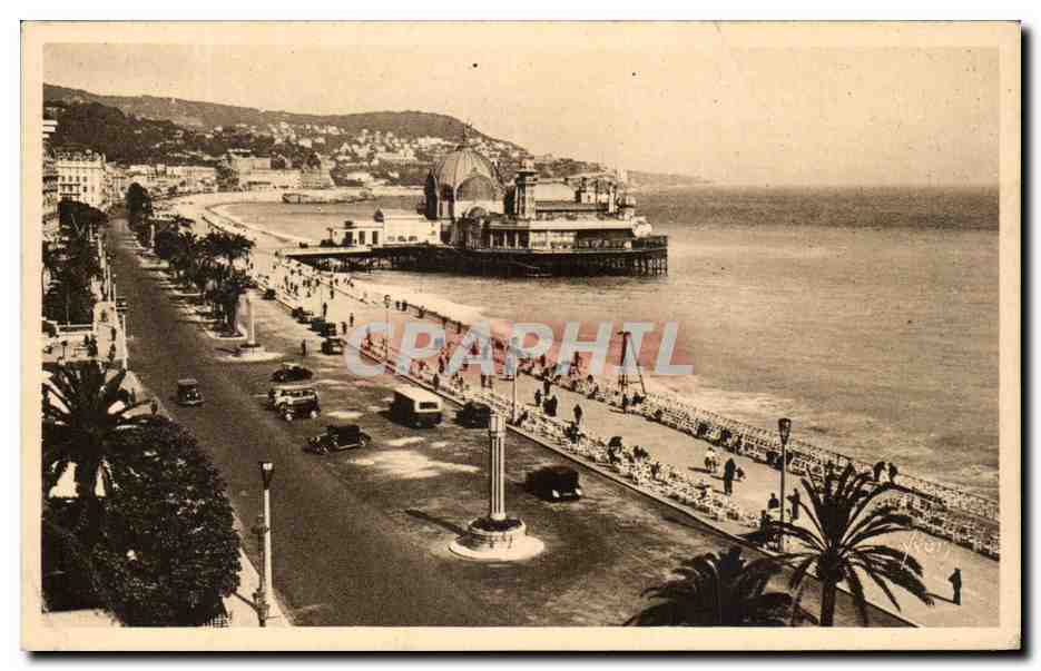 CPA Nice Promenade des Anglais et Casino de la jetee