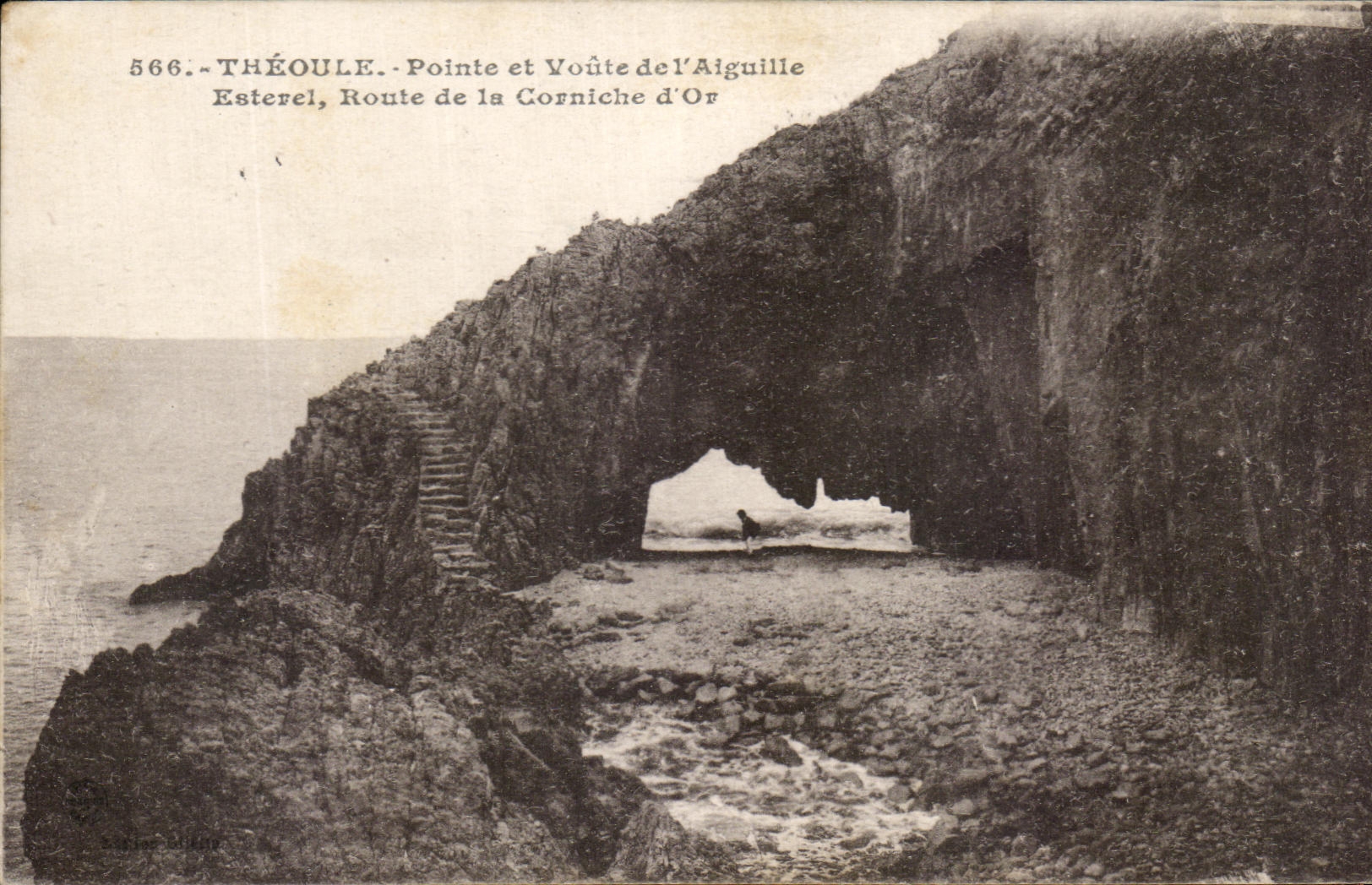 CPA Theoule Pointe et Votite del'Aiguille Esterel Route de la Corniche d'or