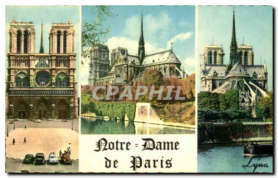 CPSM Cathedrale Notre Dame de Paris