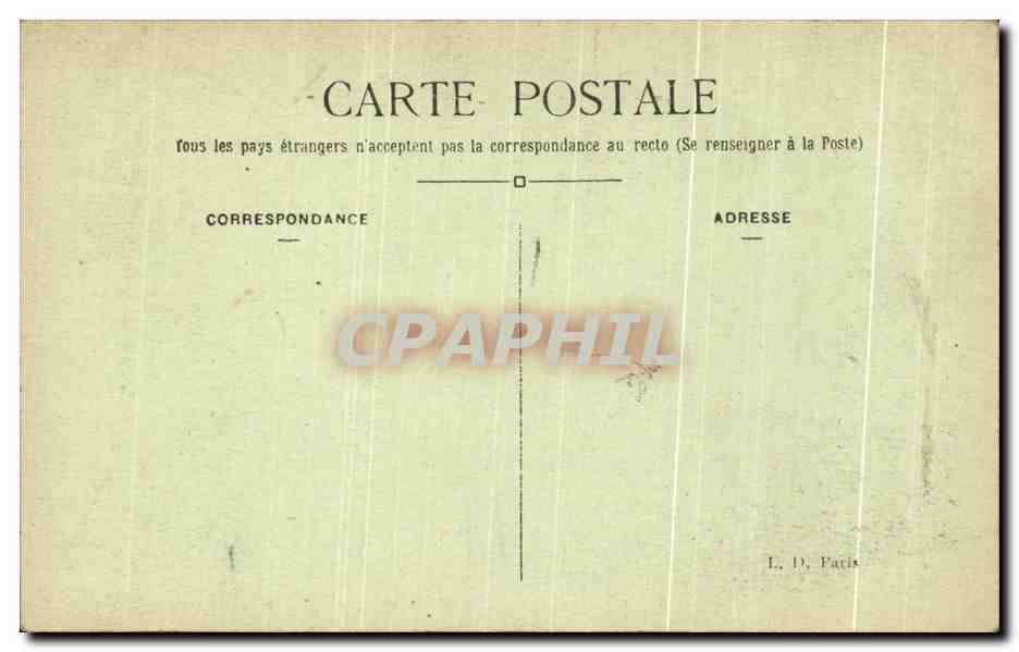 CPA Paris Arc de Triomphe de l'Etoile La Tombe du Soldat Inconnu Militaria — Rückseite