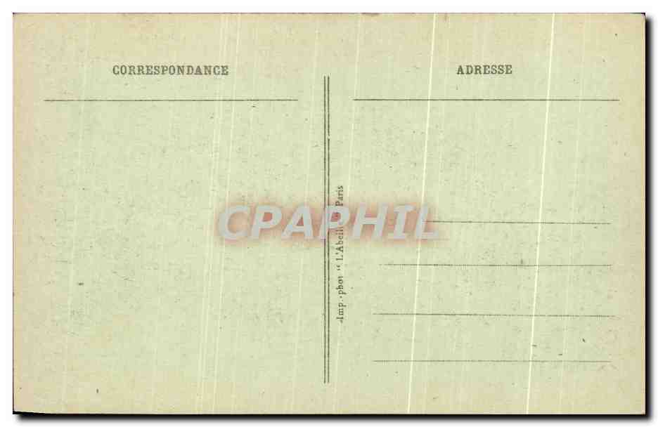 CPA Paris Gare de l'Est Rue De Strasbourg et rue d'Alsace East Station Strasbourg Street and Alsace Street — Rückseite