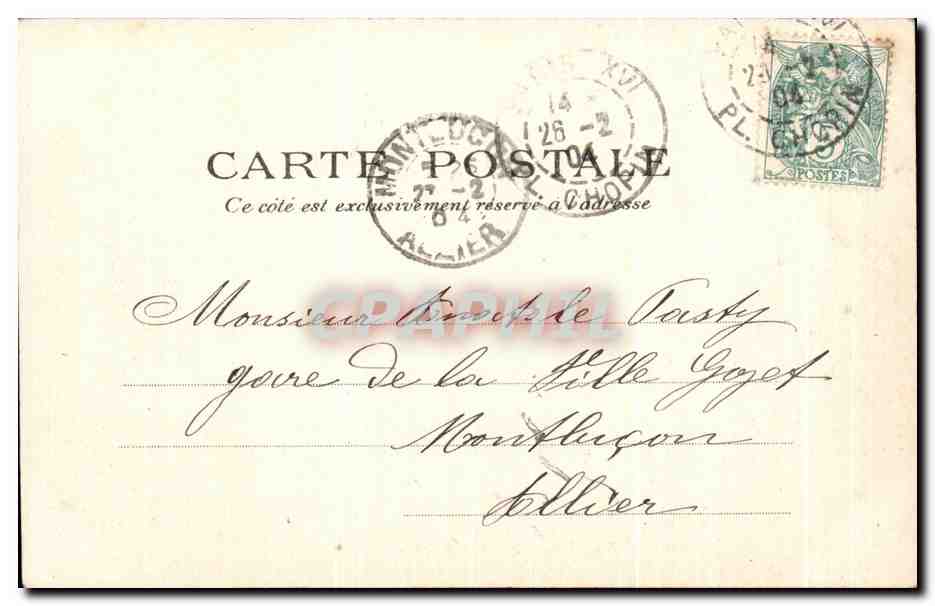 CPA Paris L'Alcazar D'Ete Spectacles — Rückseite