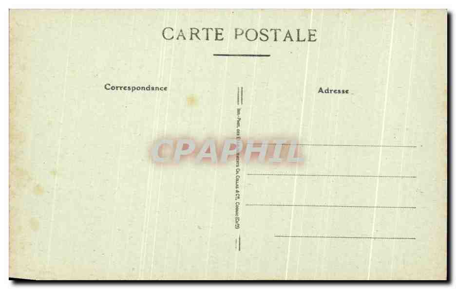 CPA Limoges Caserne du 21eme chasseurs Militaria — Rückseite