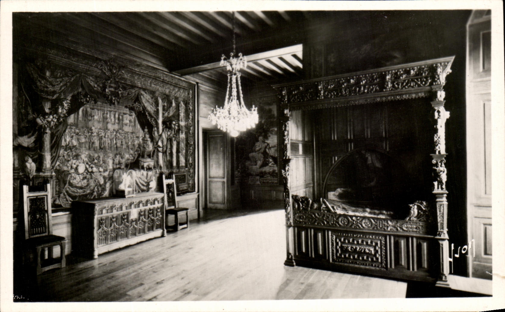 CPA Pau Le Chateau Chambre a coucher de la reine d'Albret