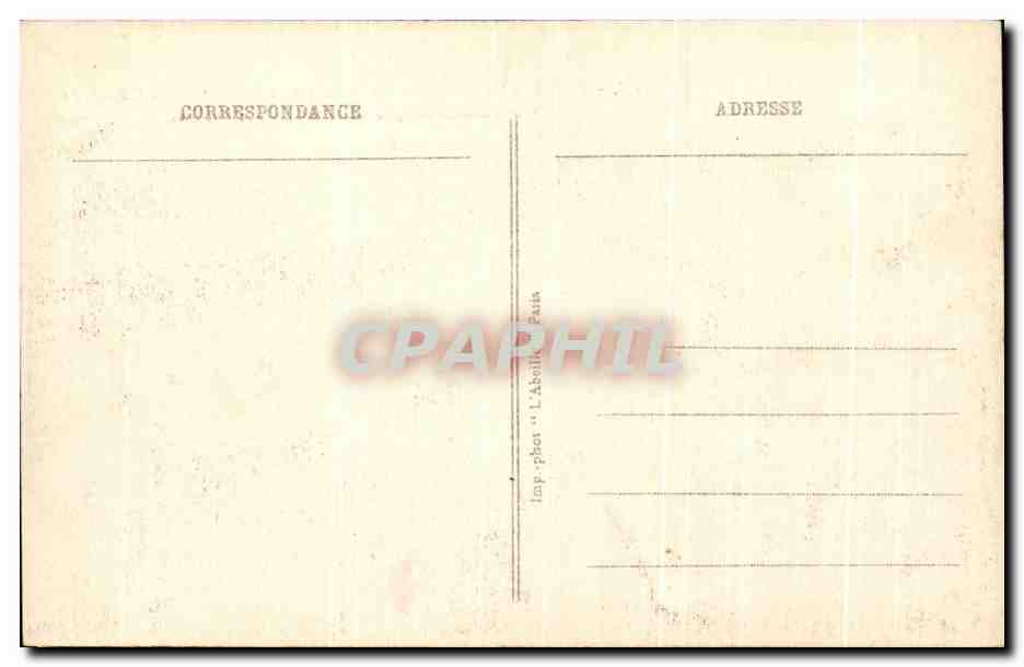 CPA Paris La Chambre des Deputes et le Pont de la Concorde Peniches — Rückseite