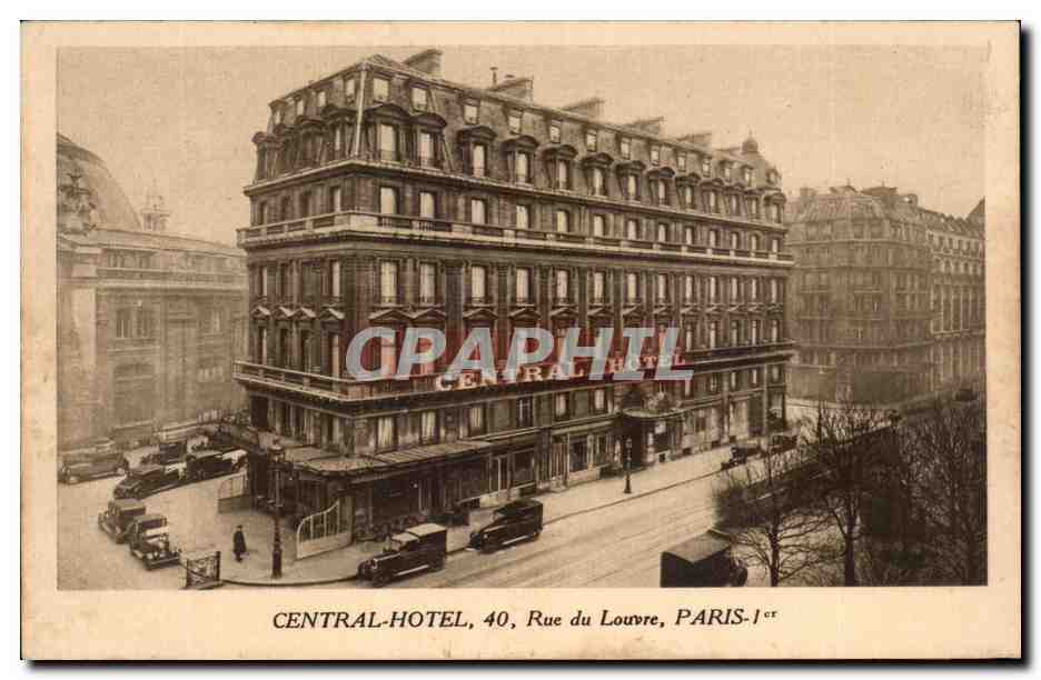 CPA Paris Central Hotel Rue du Louvre Paris