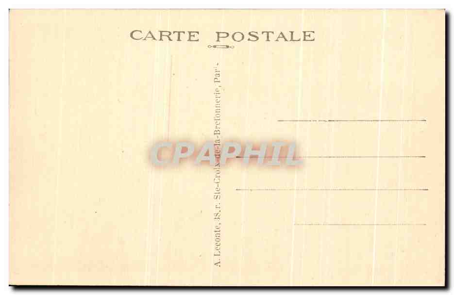 CPA Paris L'Eglise de la Sorbonne Universite — Verso