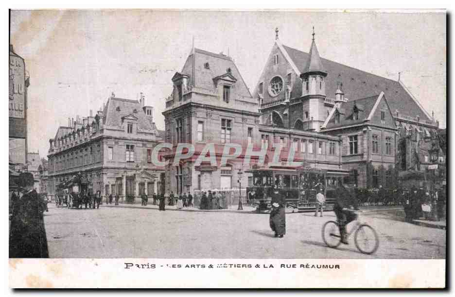 CPA Paris Les Arts Metiers La Rue Reaumur