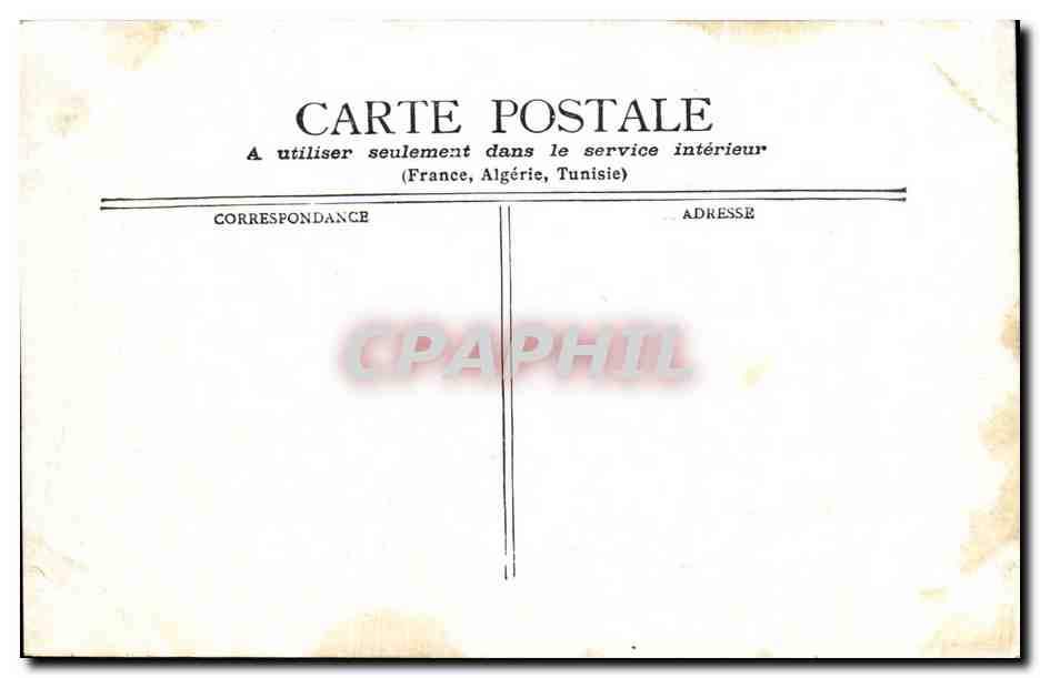 CPA Paris Les Arts Metiers La Rue Reaumur — Rückseite