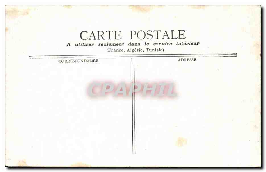 CPA Paris Boulevard Porte St Martin — Rückseite