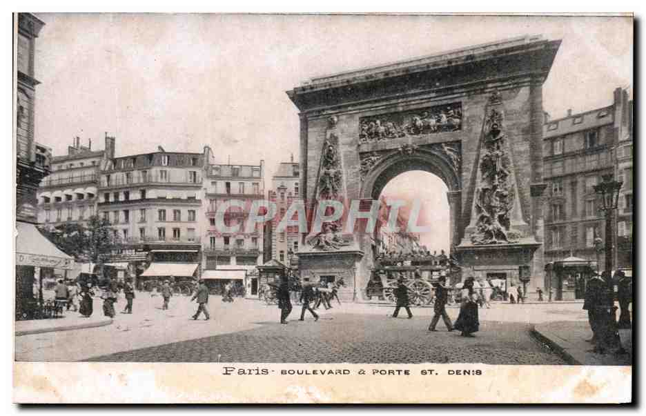 CPA Paris Boulevard Porte St Denis