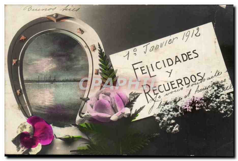 CPA Felicidades Recuerdos