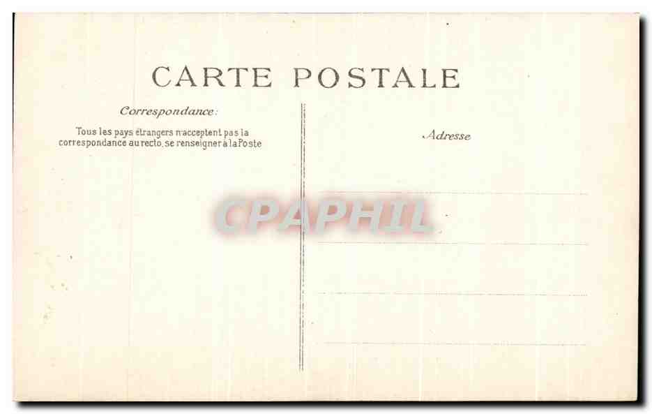 CPA Le Treport Tempete D'Equinoxe Un Sauvetage Phare — Rückseite