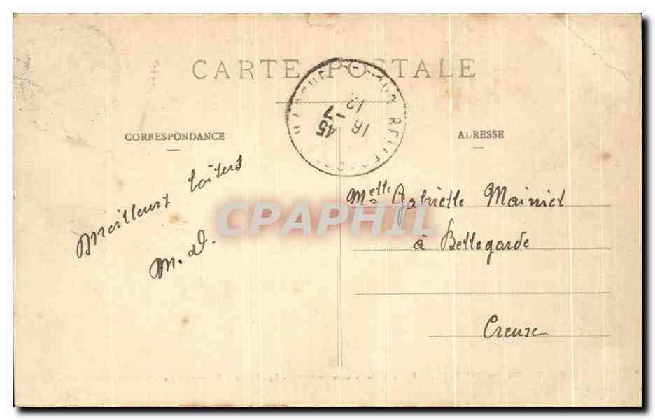 Fontenoy-sur-Moselle — Episode de la Guerre 70-71 — Les Soldats Allemands, après l'incendie du village — Pratbernon, édit., Toul — Verso