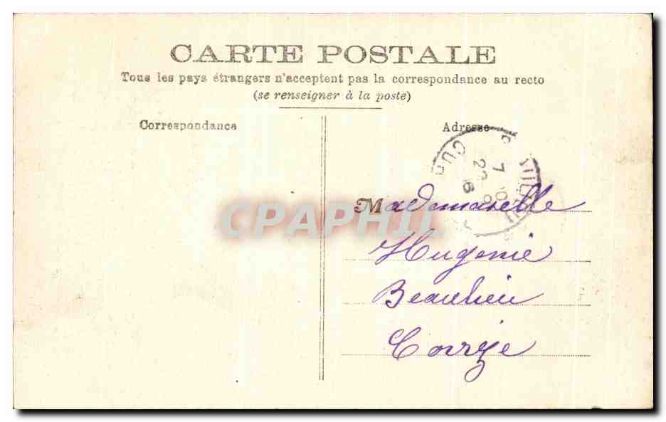 CPA Mezieres Vue De l'Eglise Apres Le Bombardement 1871 Militaria  — Rückseite