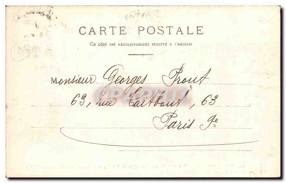 CPA Bazeilles Une Rue De Bazeilles Apres La Bataille Rue du General Lebrun Militaria  — Rückseite