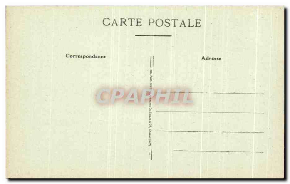 Limoges — Kasernen des 21. Chasseur-Regiments — V. P., Limoges — Rückseite