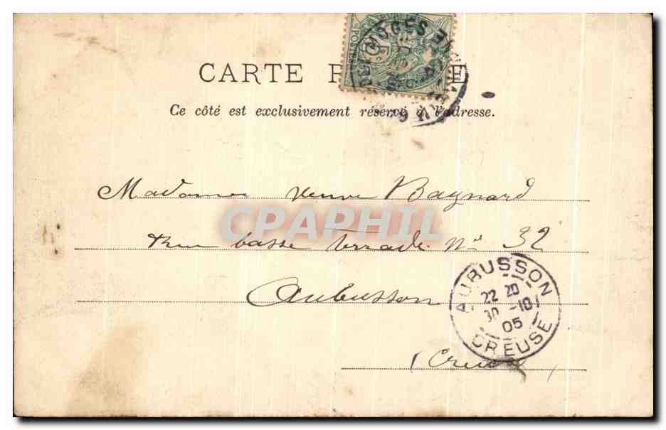 CPA Limoges Cathedrale Abbessaille Pont Saint Etienne La Vienne — Rückseite