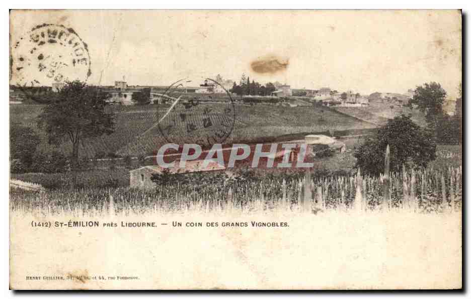CPA St Emilion pres Libourne Un Coin des Grands Vignobles