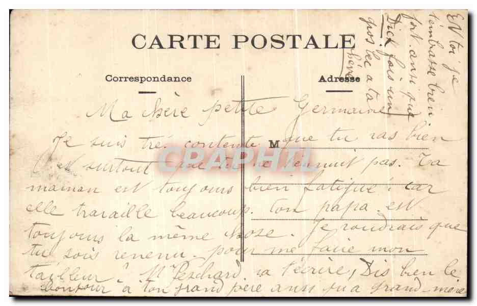 Parigi - Rue des Bluets e Boulevard de Ménilmontant — C.P. — editore C.P. — Verso