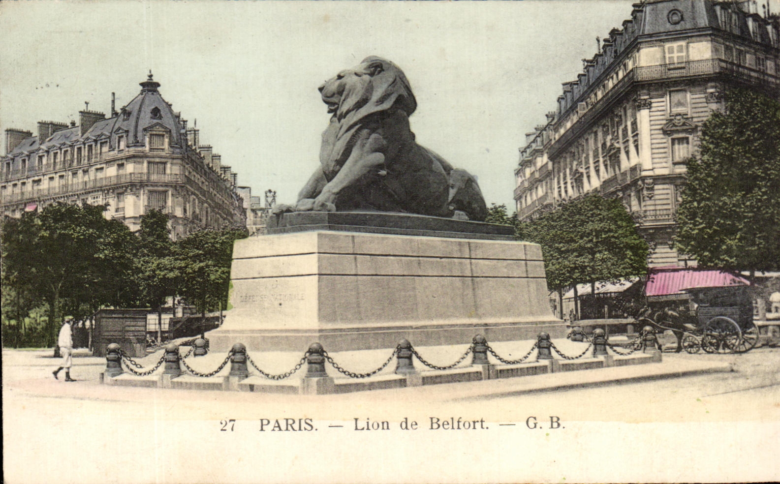 CPA Paris Lion de Belfort