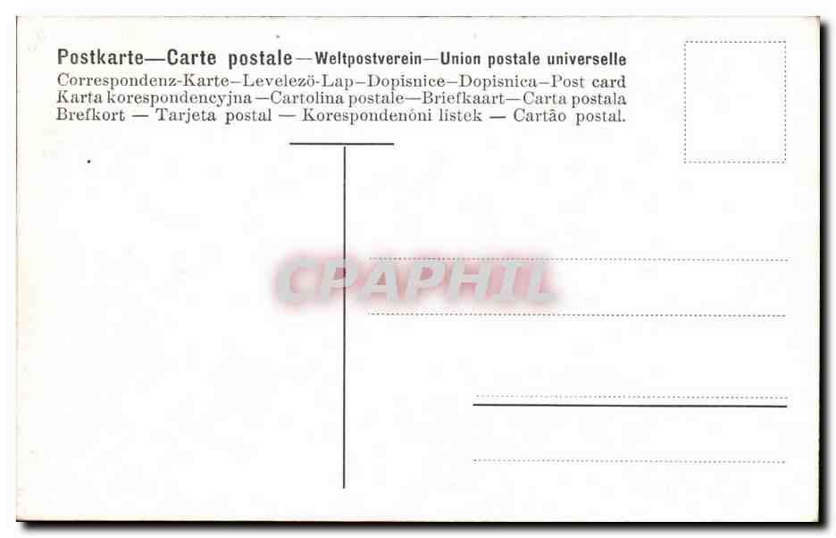 CPA Poissons de mer — Rückseite
